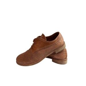 Henry Beguelin Lace up Brown Handmade Italian Oxford Shoes $664 Sz 39.5, US 9.5